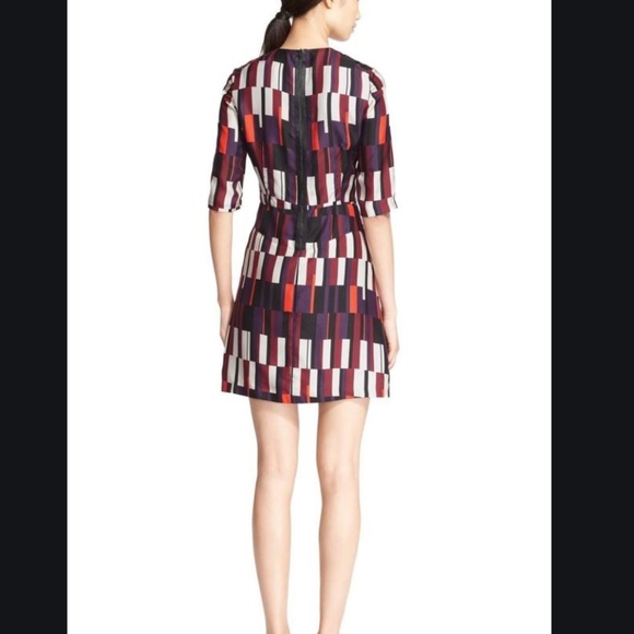 NWT $525 Rag & Bone Anne Printed Silk A-Line Dress in size 2! - Picture 4 of 6